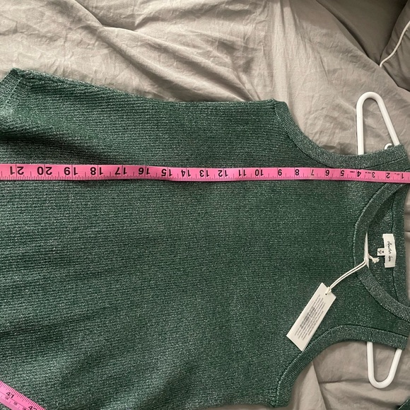 Gorgeous Emerald green shimmer tank- the Cora, by Another Love-size Medium - Picture 14 of 14